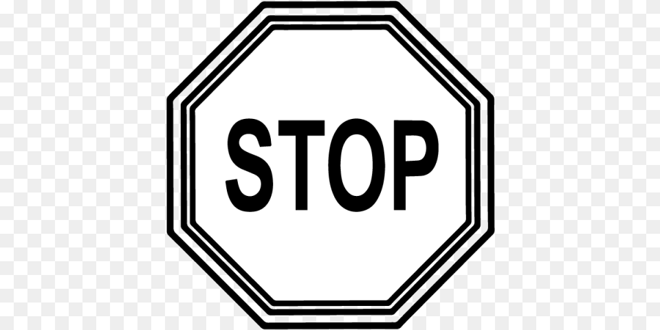 Stop Sign Template Printable Black Stop Sign Clipart, Road Sign, Symbol, Stopsign Free Png