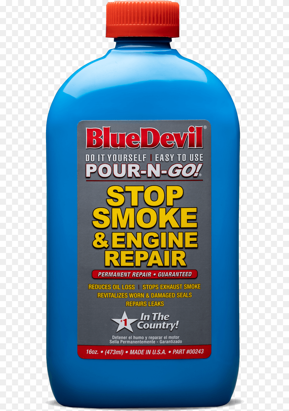 Stop Smoke And Engine Repair Leak Point Bluedevil Blue Devil Stop Smoke, Bottle Free Png Download