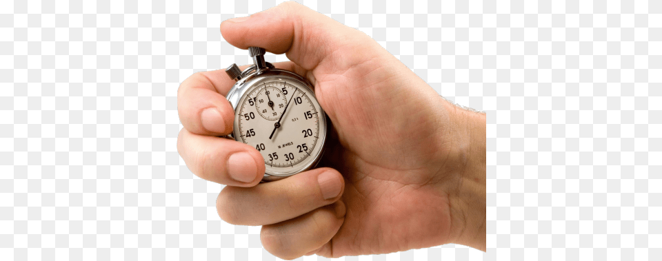 Stop Watch Image Hand With Watch, Stopwatch, Baby, Person, Bottle Free Transparent Png