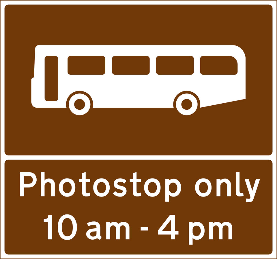 Stopping Place For Buses Used For Carrying Tourists To Allow Passengers To Take Photographs Clipart, Bus, Transportation, Vehicle, Van Free Png Download