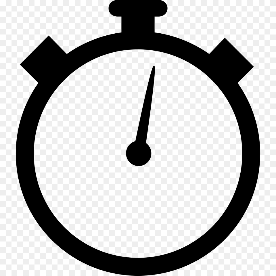 Stopwatch, Gray Png Image