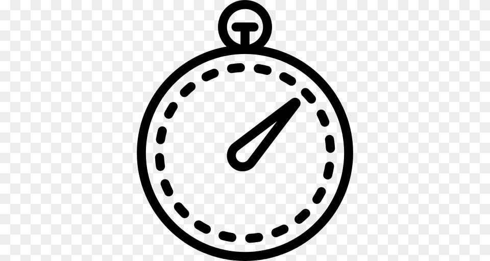 Stopwatch Icon, Gray Png Image