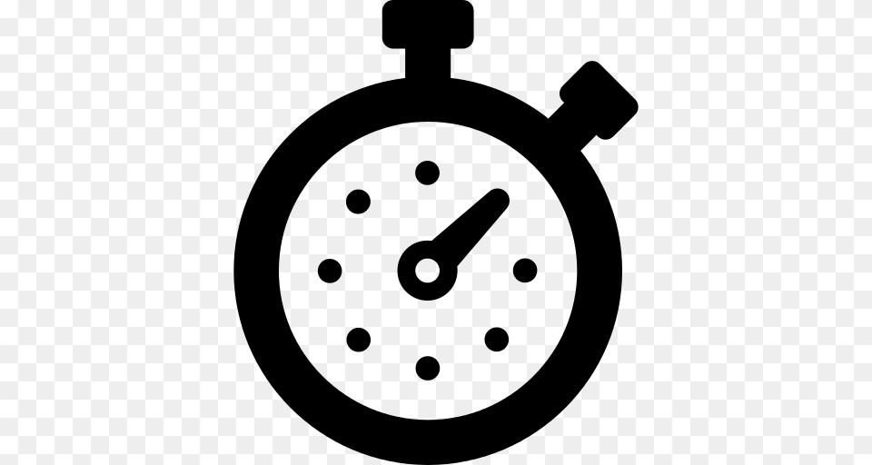 Stopwatch Icon, Gray Free Transparent Png