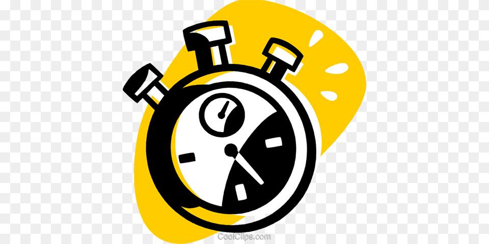Stopwatch Royalty Vector Clip Art Illustration, Alarm Clock, Clock, Ammunition, Grenade Free Transparent Png