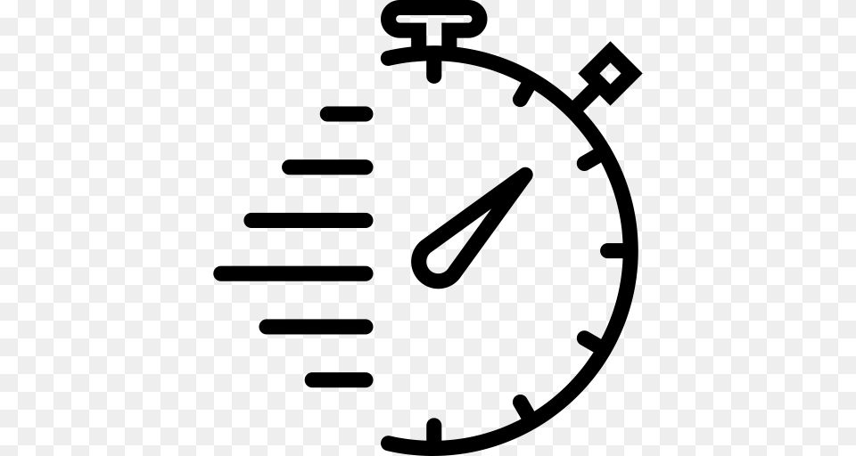 Stopwatch Stopwatch Time Icon With And Vector Format, Gray Free Png