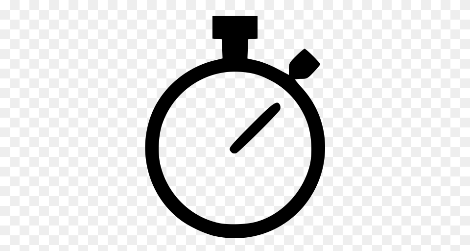 Stopwatch Timer Icon With And Vector Format For, Gray Png Image