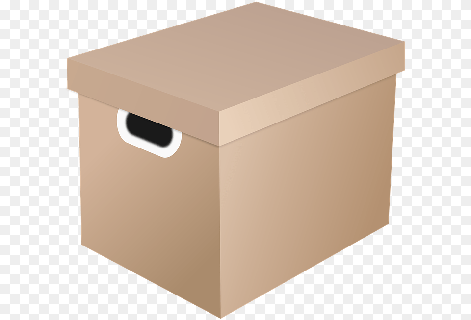 Storage Carton Box With Lid Moving Box Cardboard Caixa De Papelo Com Tampa, Package, Package Delivery, Person, Mailbox Free Png