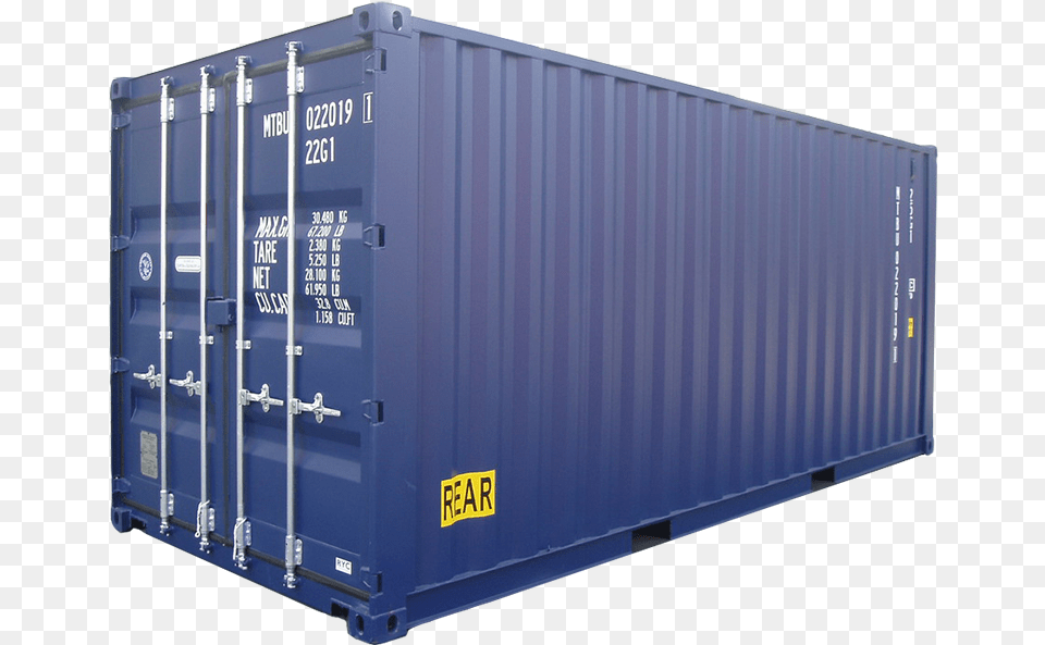 Storage Container New 20 Container, Shipping Container, Cargo Container Free Png