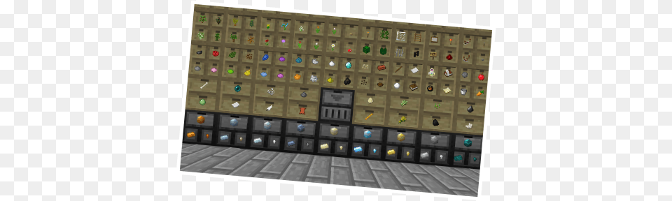 Storage Drawers Mod 3 Storage Drawers Minecraft, Computer, Computer Hardware, Computer Keyboard, Electronics Free Transparent Png