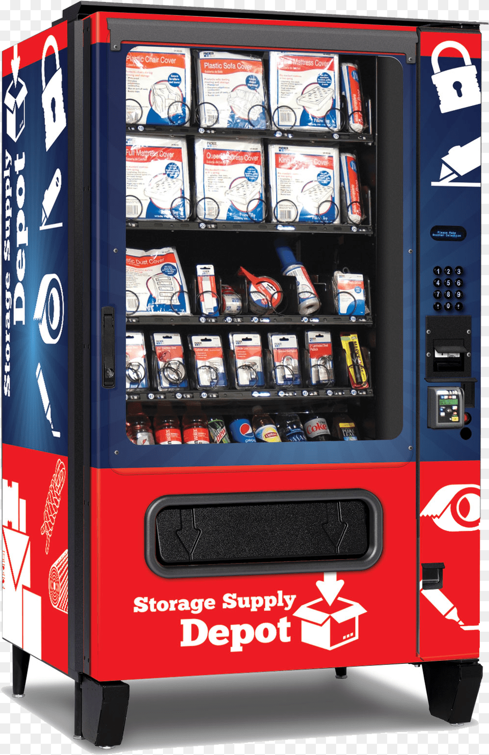 Storagesupplydepotrwb Personalized Vending Machine, Vending Machine, Gas Pump, Pump Free Transparent Png