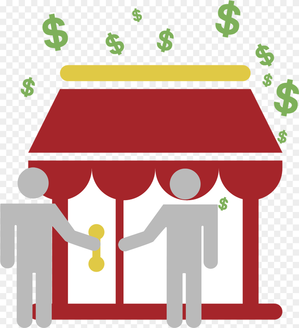 Store With Dollar Signs Icon, People, Person, Outdoors Free Png