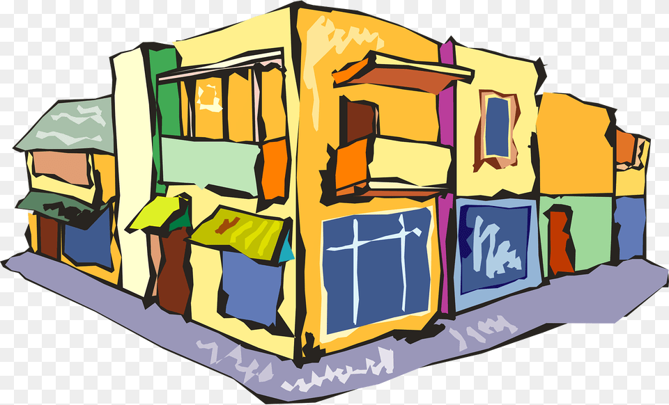 Stores Clipart, Architecture, Rural, Outdoors, Neighborhood Png Image