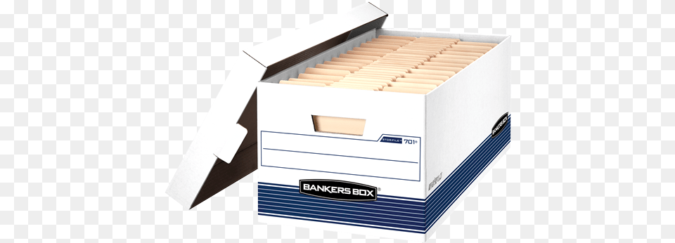 Storfile Extra Strength Storage Box By Bankers Box Bankers Box, Cardboard, Carton, Drawer, Furniture Png Image