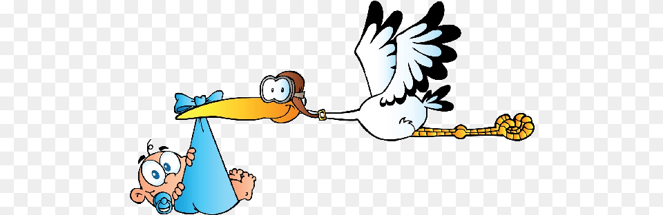 Stork And Baby Clipart Stork Carrying Ba Boy Cartoon Storks Clipart, Person, Hat, Clothing, Head Free Png