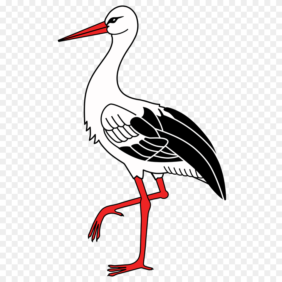 Stork Bird Clip Art, Animal, Crane Bird, Waterfowl Free Transparent Png