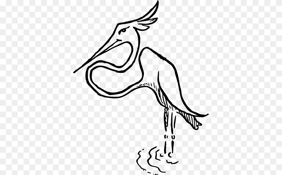 Stork Clip Art Vector, Animal, Bird, Waterfowl, Crane Bird Png
