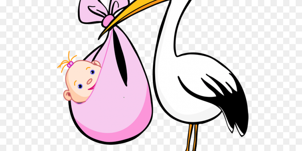 Stork Clipart Baby Card, Adult, Female, Person, Woman Png