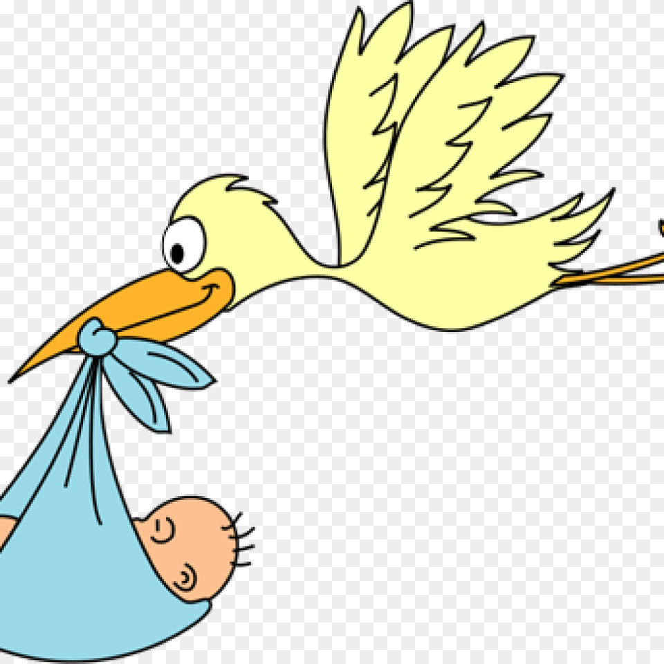 Stork Clipart Stork Ba Clipart Free Graphics Of Storks Baby Shower, Cartoon, Adult, Female, Person Png