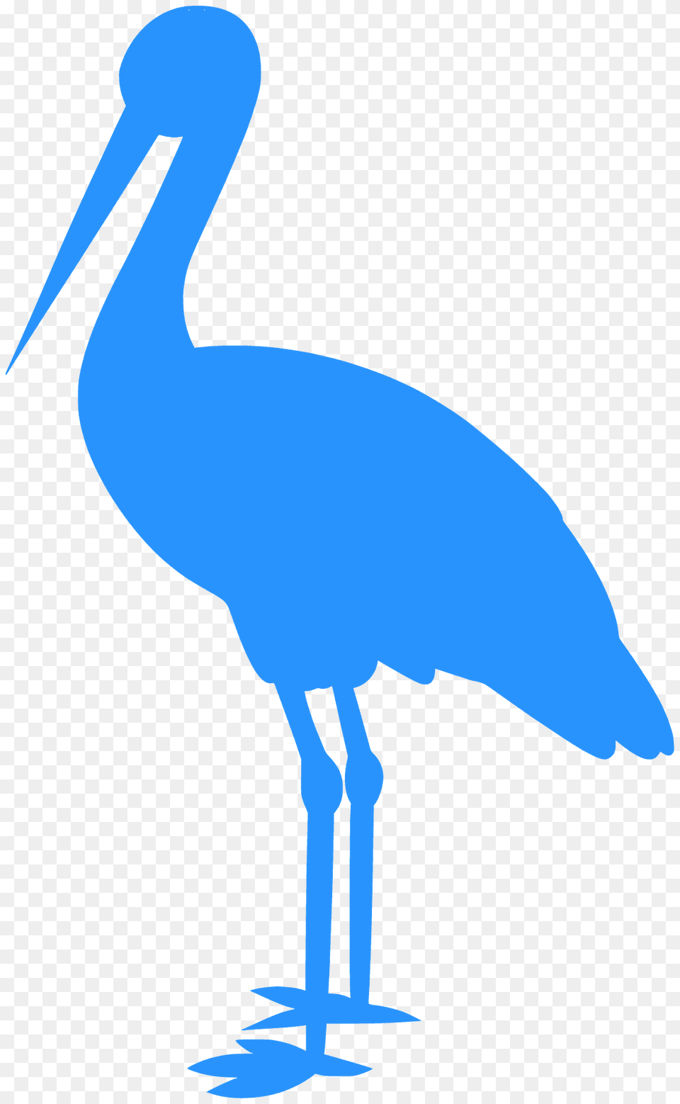 Stork Silhouette, Animal, Bird, Crane Bird, Waterfowl Free Png