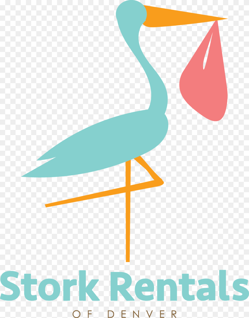 Stork Stork Delivery Co, Animal, Bird, Waterfowl, Advertisement Png
