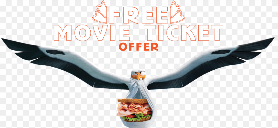 Storks 3d, Lunch, Food, Meal, Burger Free Png Download