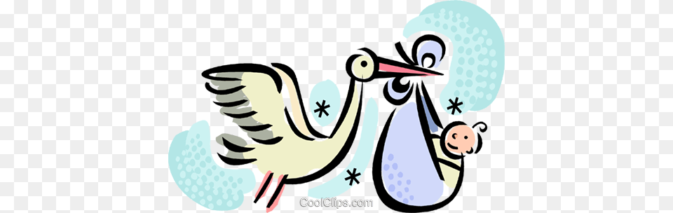 Storks Royalty Vector Clip Art Illustration, Animal, Beak, Bird, Waterfowl Free Transparent Png