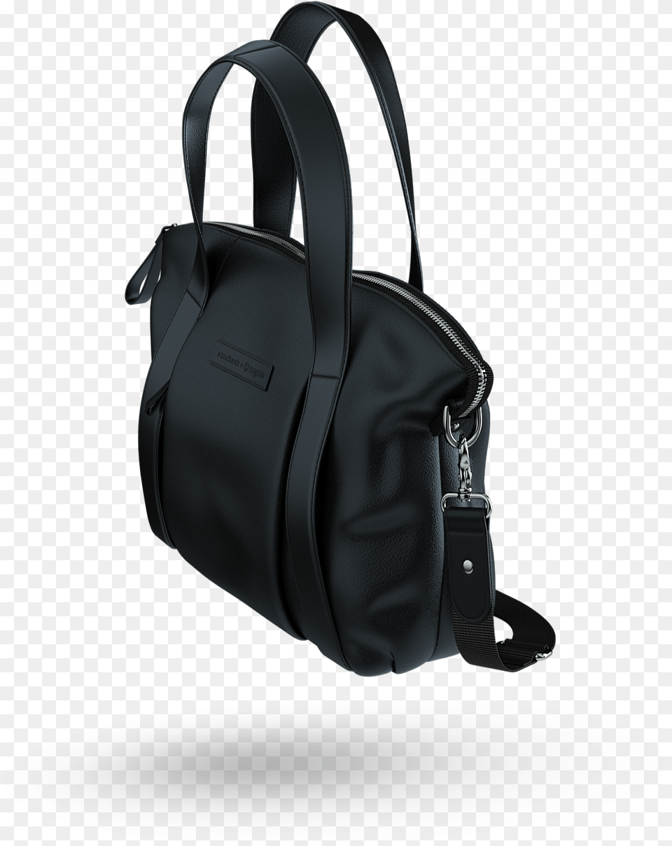 Storksak Bugaboo Leather Bag Black Duffel Bag, Accessories, Handbag, Purse Free Png