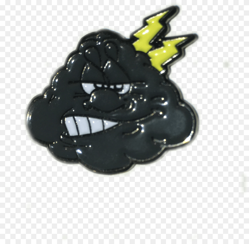 Storm Cloud Enamel Pin Crocodile Free Png