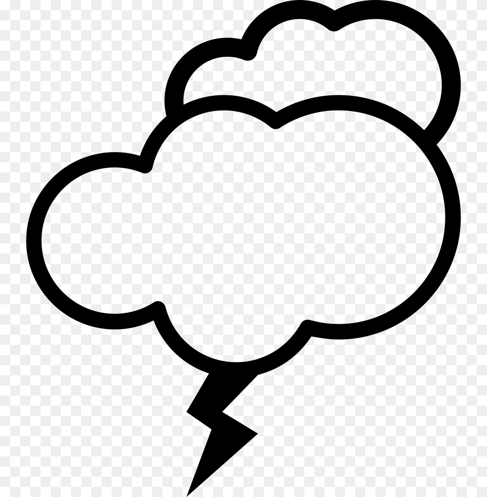 Storm Clouds Cloud Icon, Stencil, Silhouette, Bow, Weapon Png Image