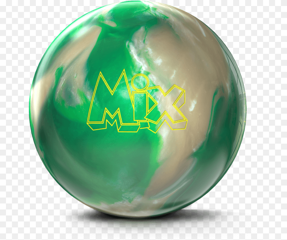 Storm Mix Green White, Sphere, Ball, Bowling, Bowling Ball Free Png