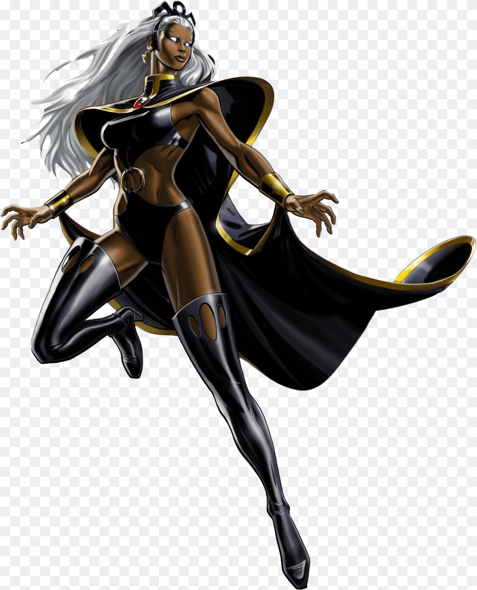 Storm X Men Clipart Storm Marvel Avengers Alliance, Adult, Publication, Person, Female Free Transparent Png