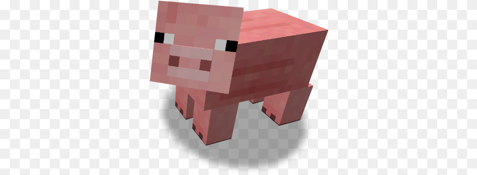 Stormfrenzy Minecraft Videos For Everyone Minecraft Pig Gif Transparent Background, Plywood, Wood, Furniture, Table Png Image