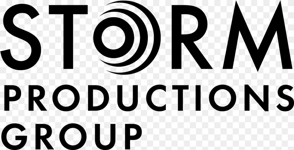 Stormproductionsgroup Logo Stacked Oval, Gray Png