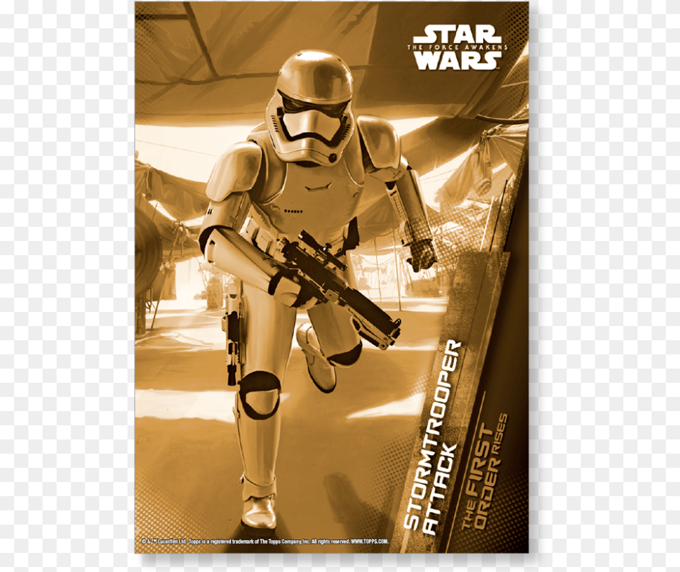 Stormtrooper Attack Tfa First Order Trooper S, Helmet, Adult, Person, Man Free Png Download