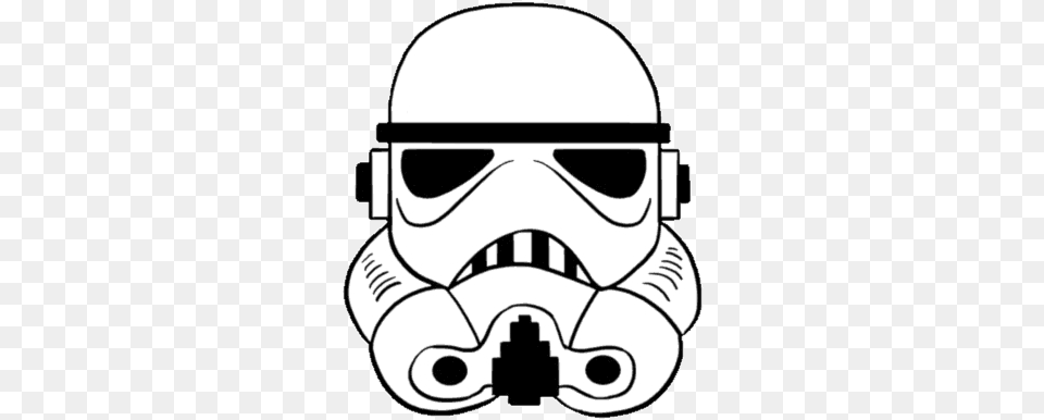 Stormtrooper Clipart Drawing At Getdrawings Com Stormtrooper Clipart, Stencil, Helmet, Device, Grass Free Transparent Png