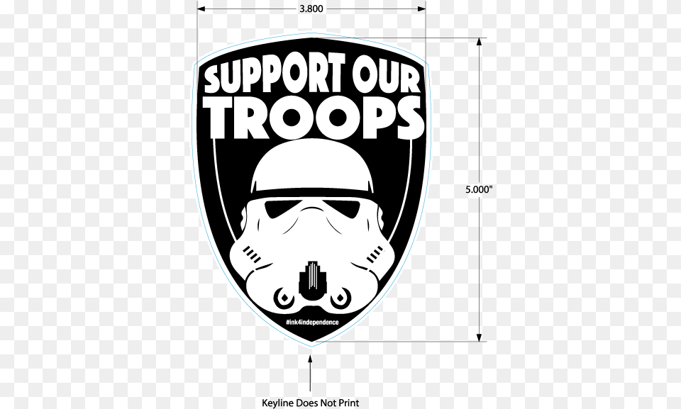 Stormtrooper Head, Logo, Symbol, Badge, Sticker Free Transparent Png