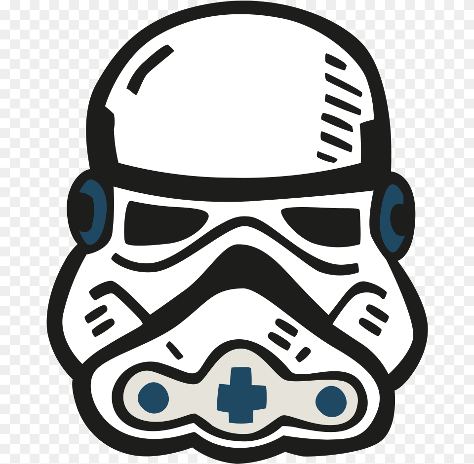Stormtrooper Icon Blue Stormtrooper Clip Art, Helmet, Accessories, Goggles, Stencil Free Png Download