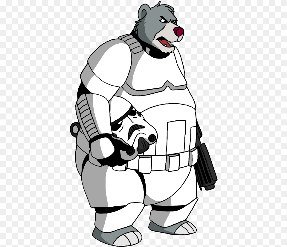 Stormtrooper Line Drawing At Getdrawings Drawing Baloo, Adult, Male, Man, Person Free Transparent Png