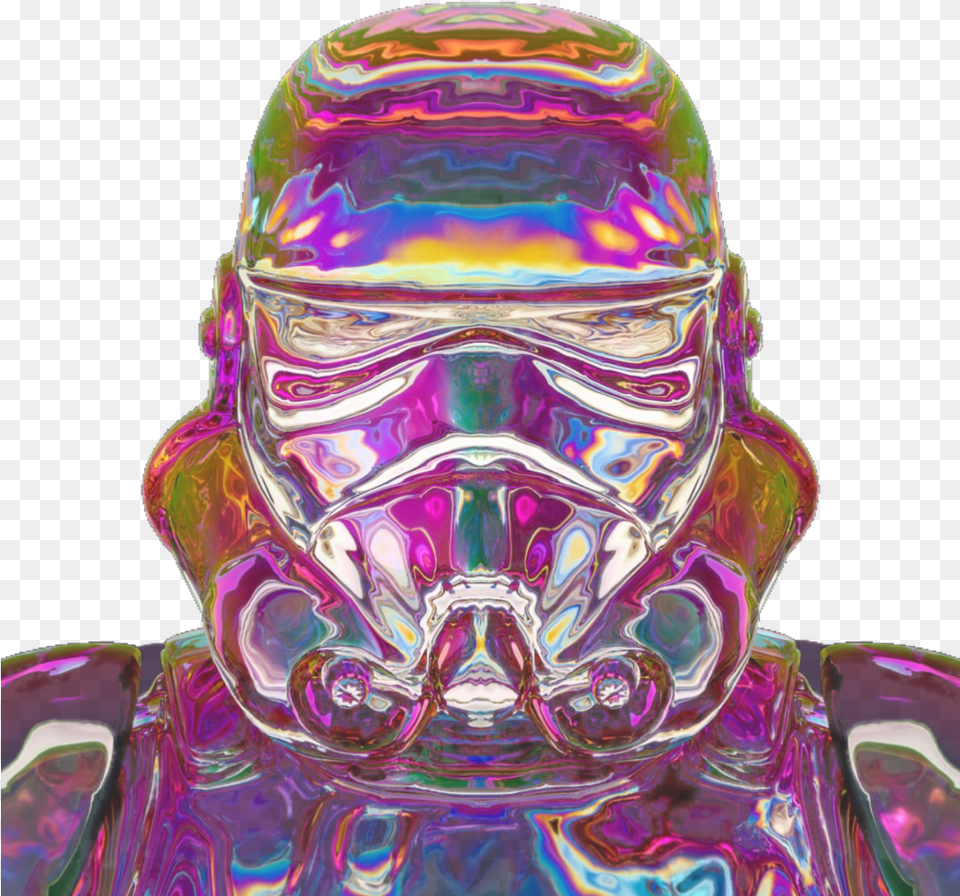 Stormtrooper Vaporwave, Accessories, Purple, Person, Woman Free Transparent Png