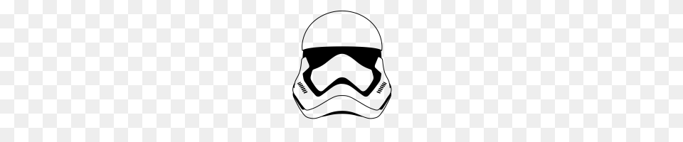Stormtroopers Helmet Icons Noun Project, Gray Free Png Download