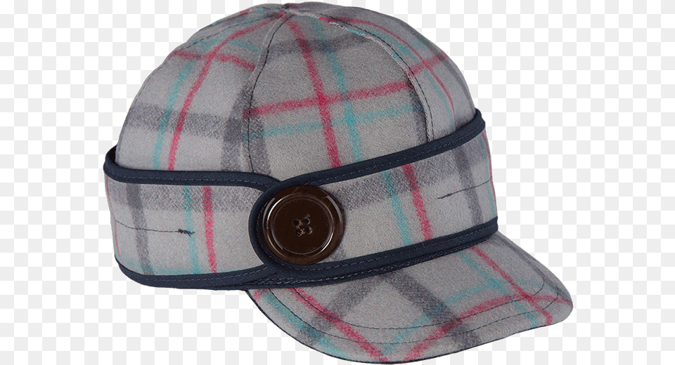 Stormy Kromer Womens Button Up Cap Thimbleberry Plaid Baseball Cap, Baseball Cap, Clothing, Hat, Ball Free Png Download