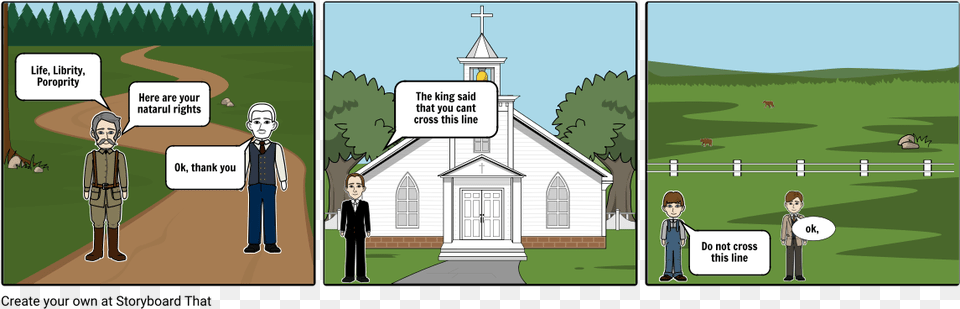 Story Borde Chapel, Book, Comics, Grass, Plant Free Png Download