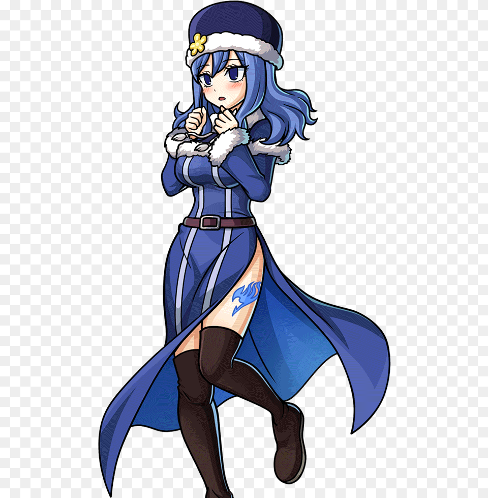 Story Character Juvia Lockser 001 Render Juvia Lockser Full Body, Book, Comics, Publication, Adult Free Png