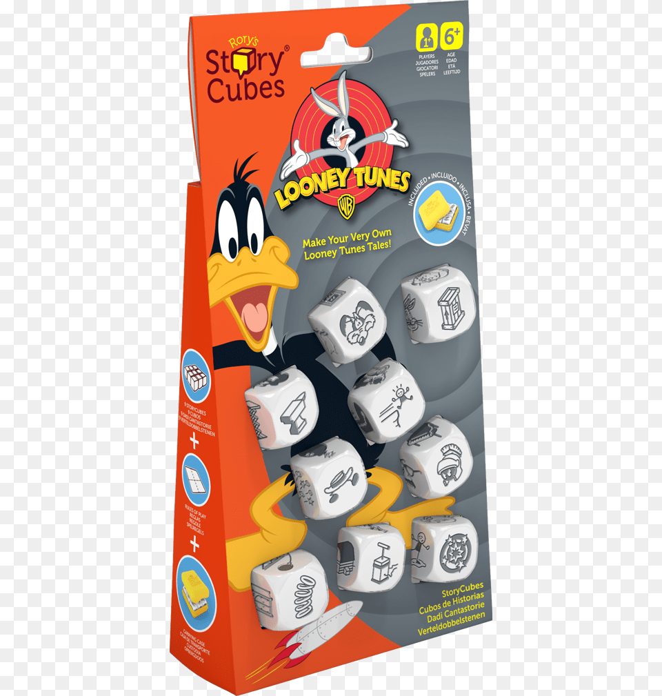 Story Cubes Story Cubes Looney Tunes, Advertisement, Poster, Cup, Game Png