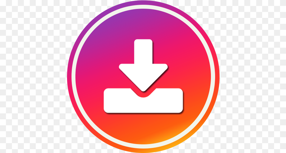 Story Saver Story Download For Instagram Apps On Google Play Gif, Sign, Symbol, Road Sign, Disk Png