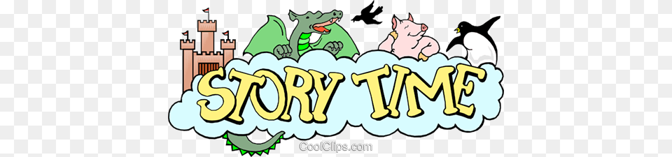 Story Time Royalty Vector Clip Art Illustration Free Png