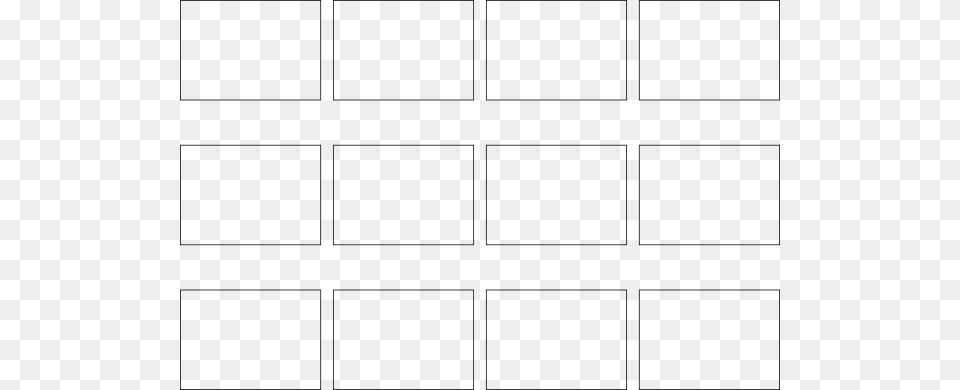 Storyboard 12 Panels Clip Art 12 Panel Comic Template, Page, Text Png