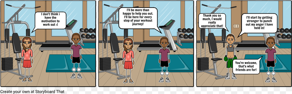 Storyboard For Fitness Gym, Book, Comics, Publication, Person Png Image