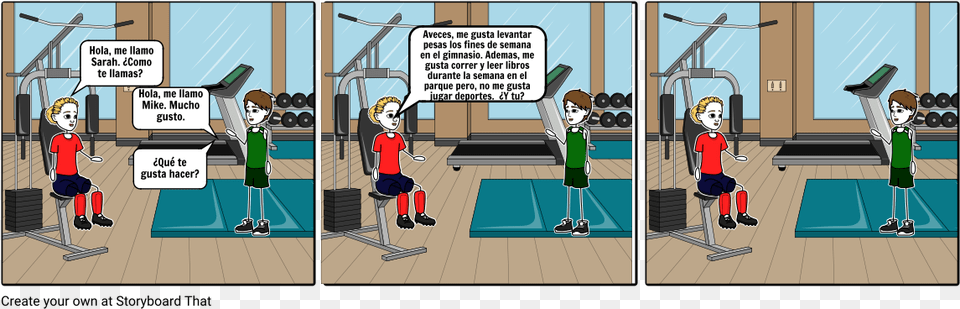 Storyboard For Fitness Gym, Book, Comics, Publication, Person Free Png Download