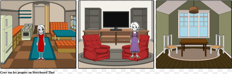 Storyboard That The Parent Trap, Architecture, Indoors, Furniture, Room Free Png Download